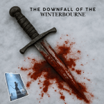 Bloody dagger in snow the downfall of the winterbournes